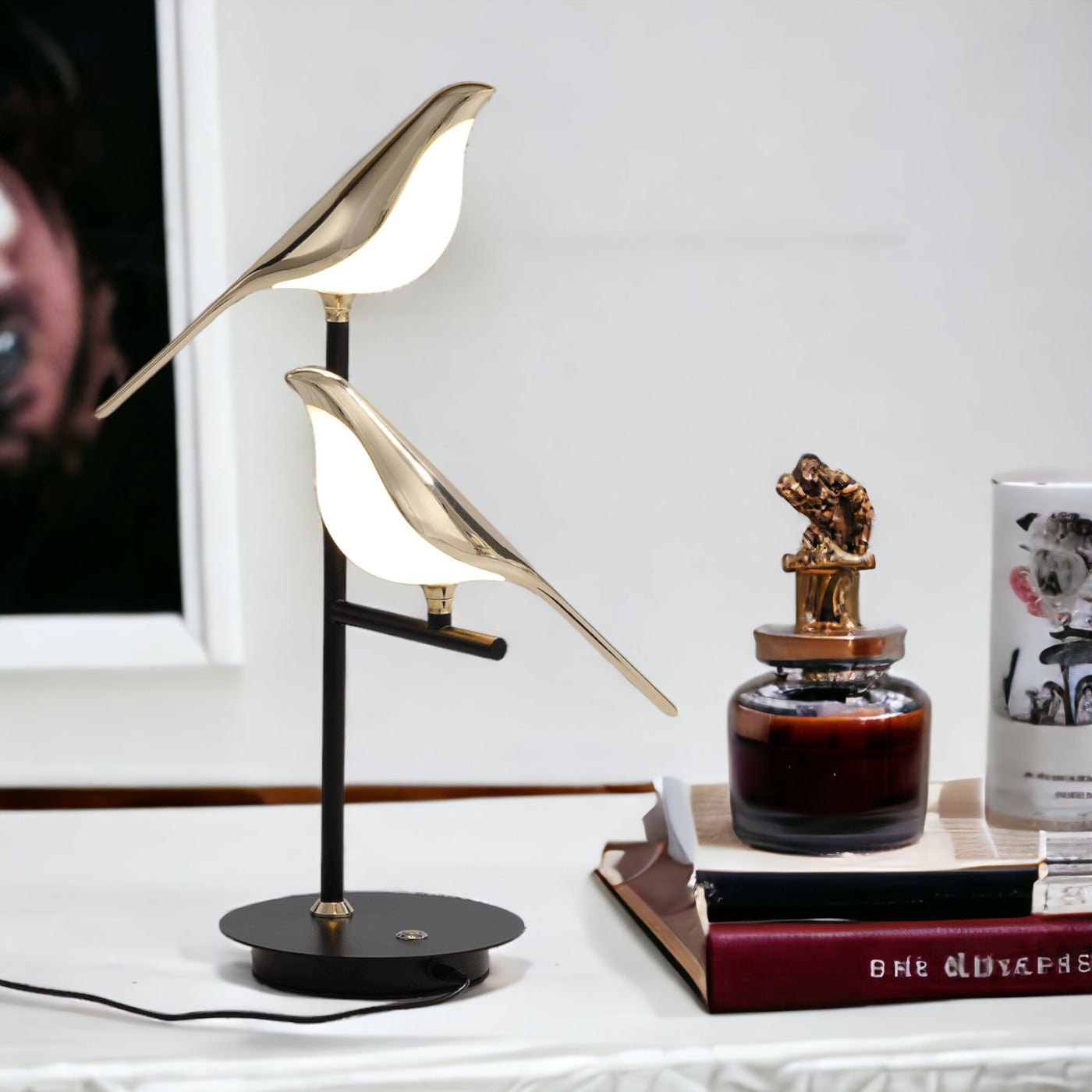 Aves 2-Bird Ambient Table Lamp