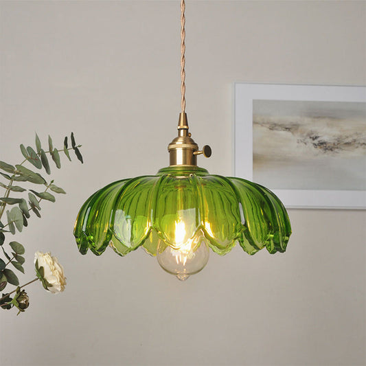 Vintage Flower Pendant Light