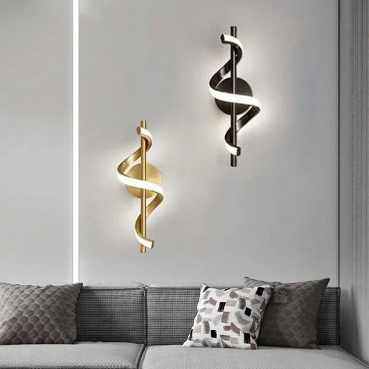 Modern Spiral LED Wall Lamp