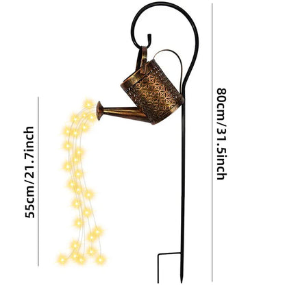 Solar Watering Can Outdoor Garden Lights