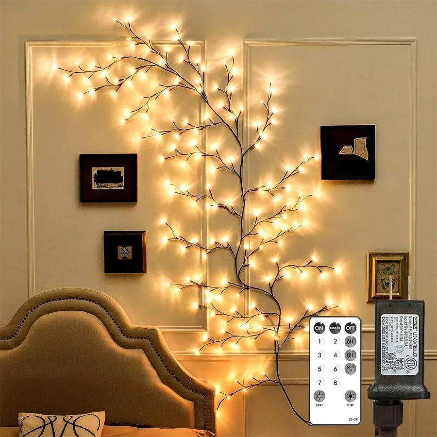 LED Enchanted Willow Vine Wall Lights