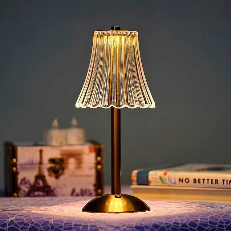 Sparkling Crystal Cordless Table Lamp